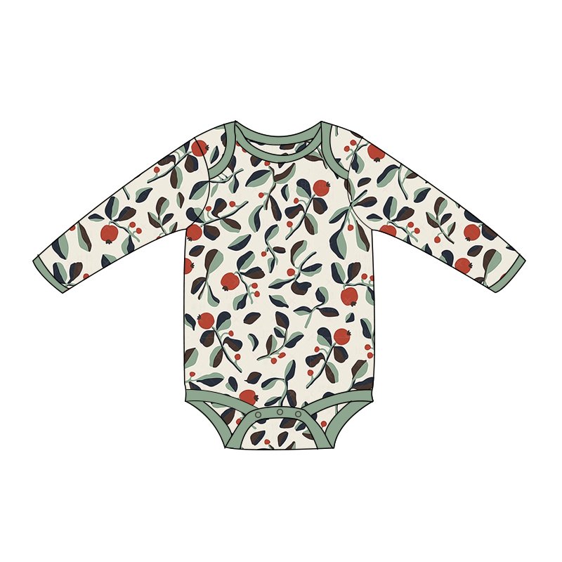 Custom OEM 95% bamboo 5% spandex zipper long cuff zip jumpsuit jumper bamboo Floral printed baby romper onesie pajamas