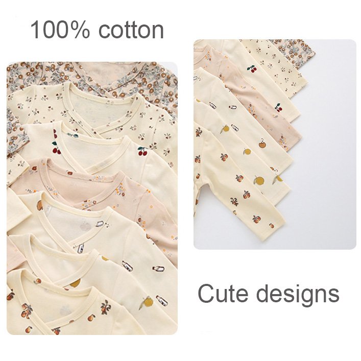 Babies Short Sleeve Rompers 100% Organic Cotton One-piece rompers