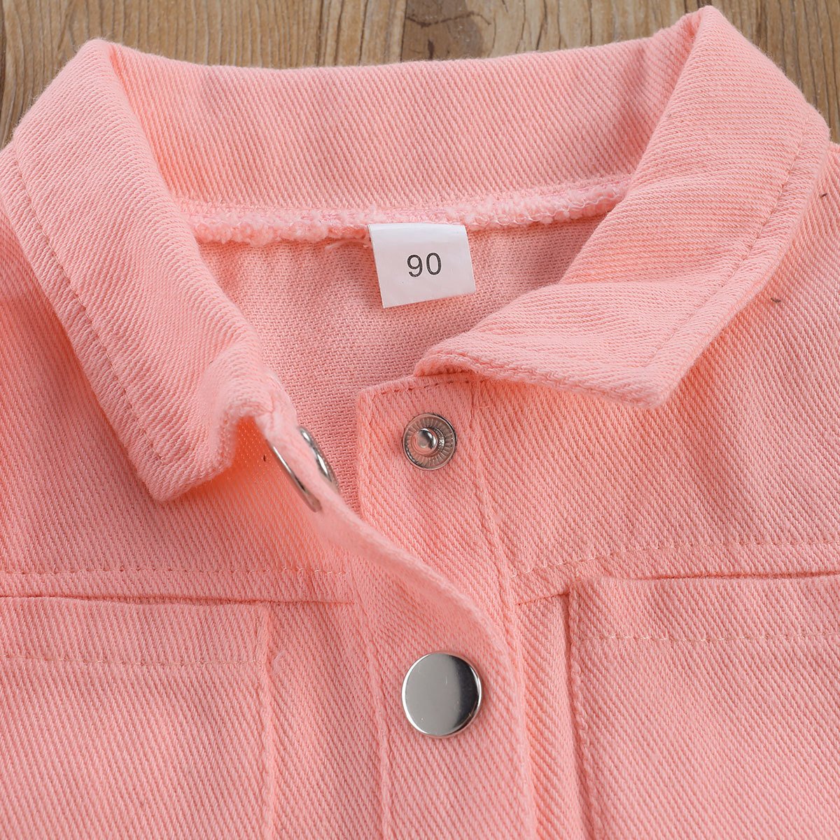 Pink Color Wholesale Baby Clothes Toddler Girl Clothing Baby Rompers With Bow-knot And Pockets