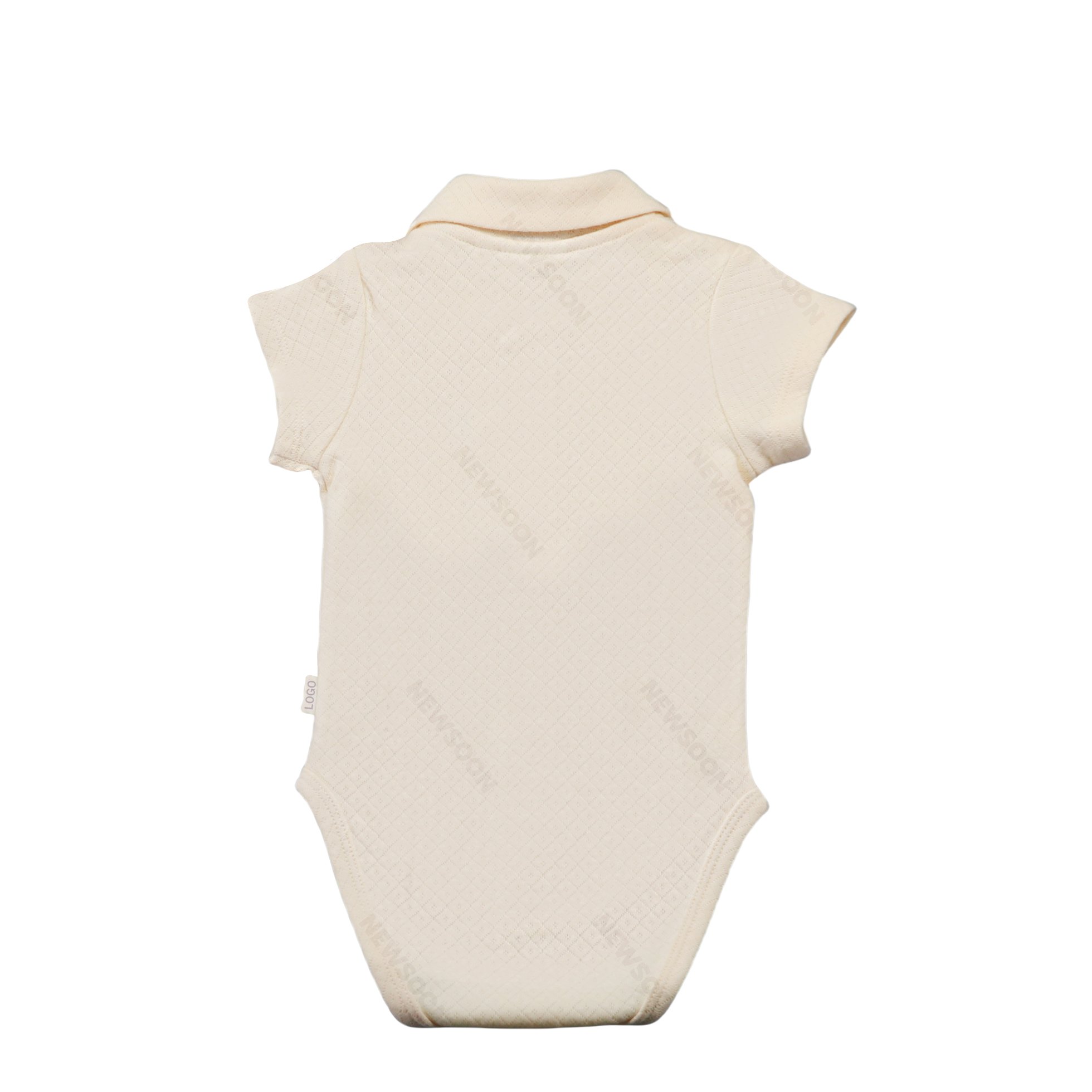0-24 Months Newborn Cotton Jacquard Solid Color Baby Clothes Comfortable Baby Clothes Super Soft Cotton Baby Romper