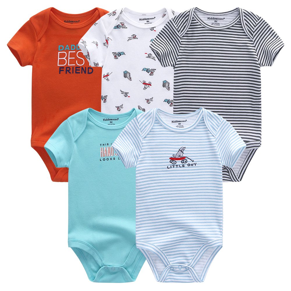 5pcs/lots 55 model baby girl boys' rompers onesie bodysuits clothing bodysuit