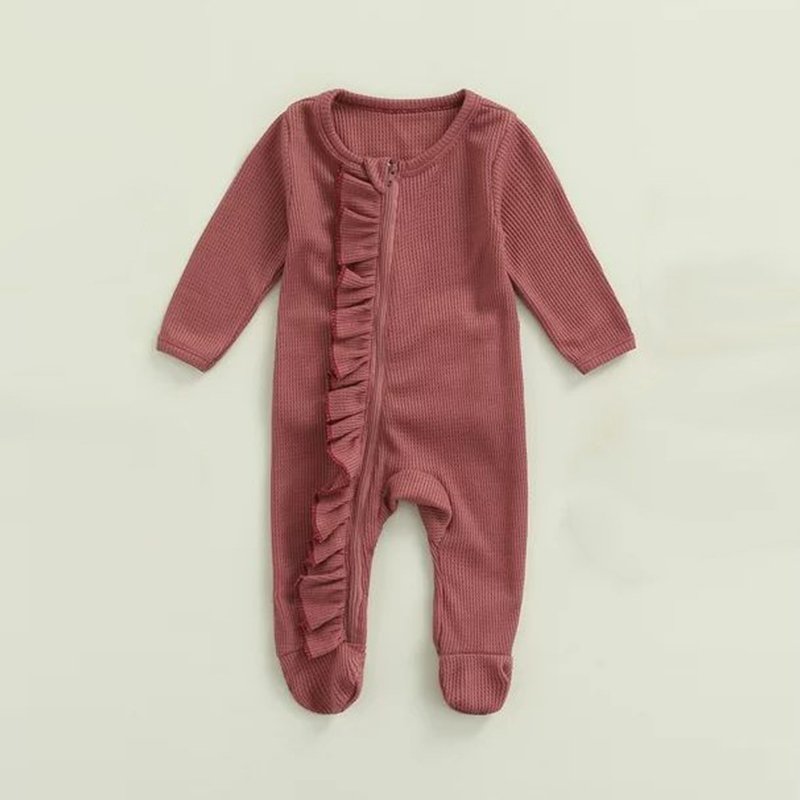 Bamboo cotton long sleeve baby romper custom sleepsuit unisex newborn babies clothes newborn onsies sleeper infant jumpsuit