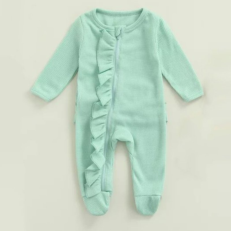 Bamboo cotton long sleeve baby romper custom sleepsuit unisex newborn babies clothes newborn onsies sleeper infant jumpsuit