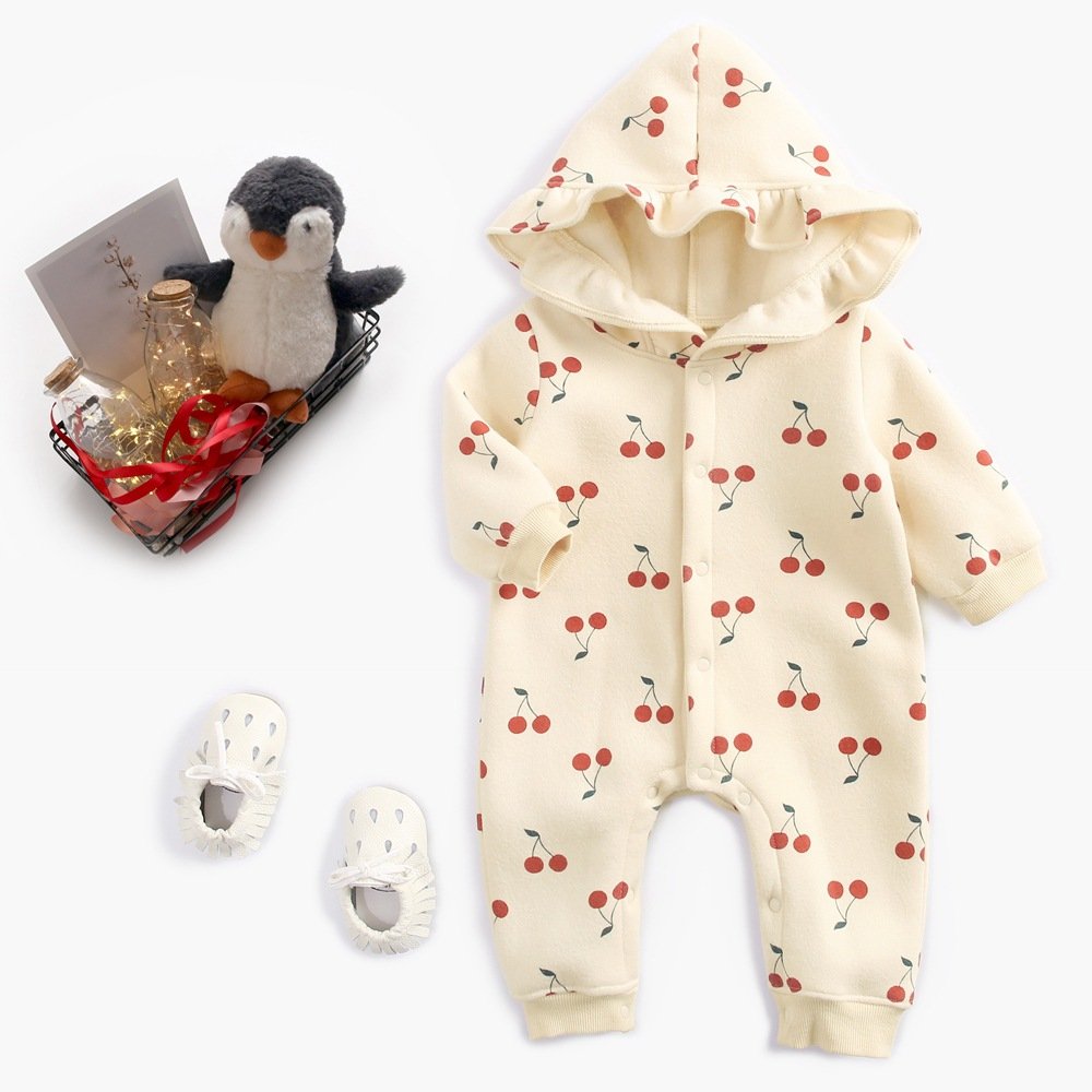 Winter Baby Romper Boy Girl Newborn Warm Clothes Infant Kids Jumpsuit
