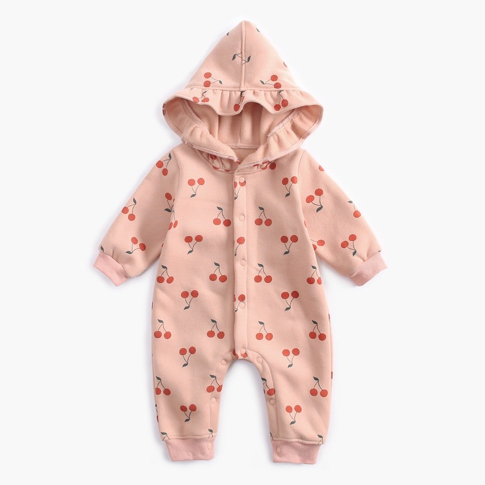 Winter Baby Romper Boy Girl Newborn Warm Clothes Infant Kids Jumpsuit