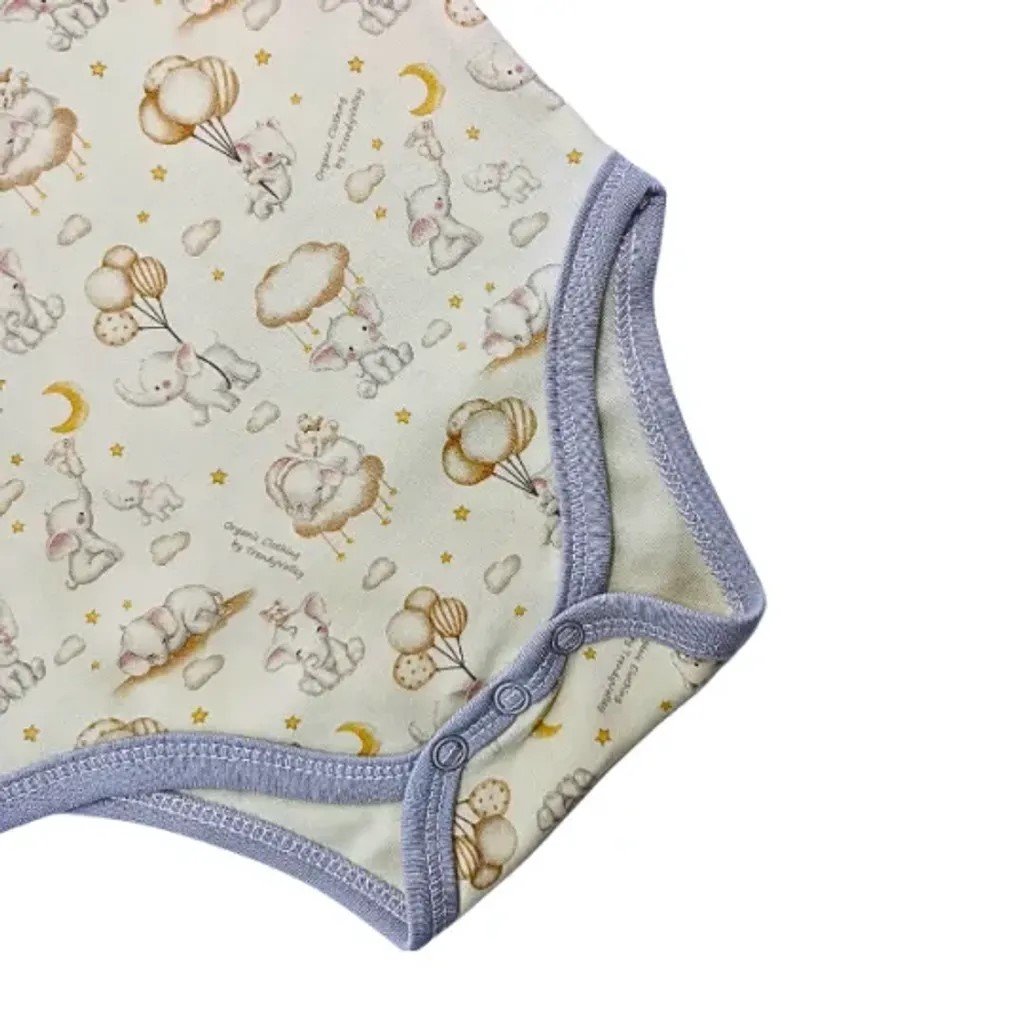 Bodysuit Organic Cotton Snap Button Closures Baby Rompers Infant Clothes New Born Baby Boy's Rompers