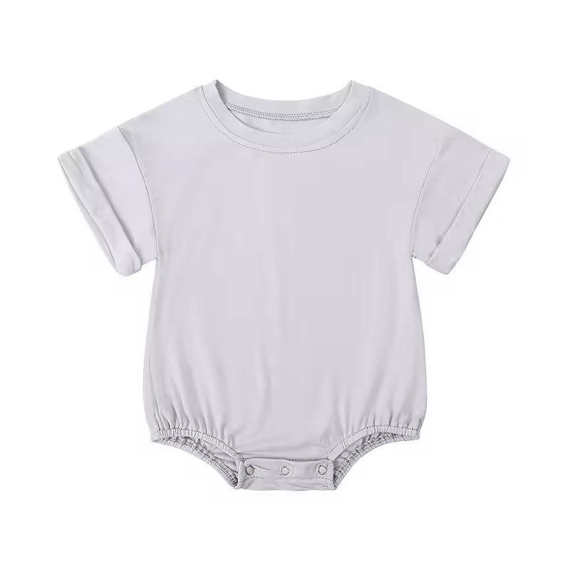 2024 New Bamboo Fiber Baby romper Summer Thin Short Sleeve romper100%COTTON BABY BODYSUIT BABY ROMPER