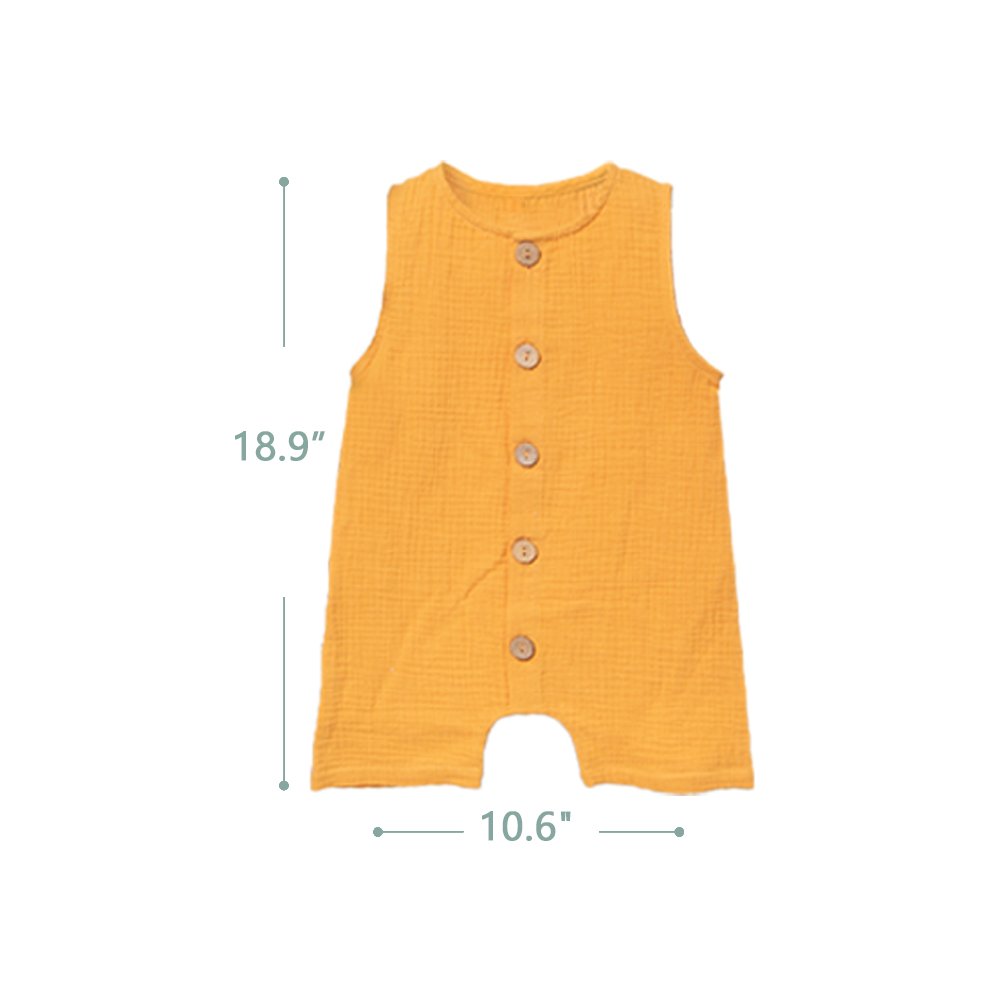 custom Romper summer sleeveless Infant Newborn Baby Boys Girls Cotton multi-colored Jumpsuit baby romper