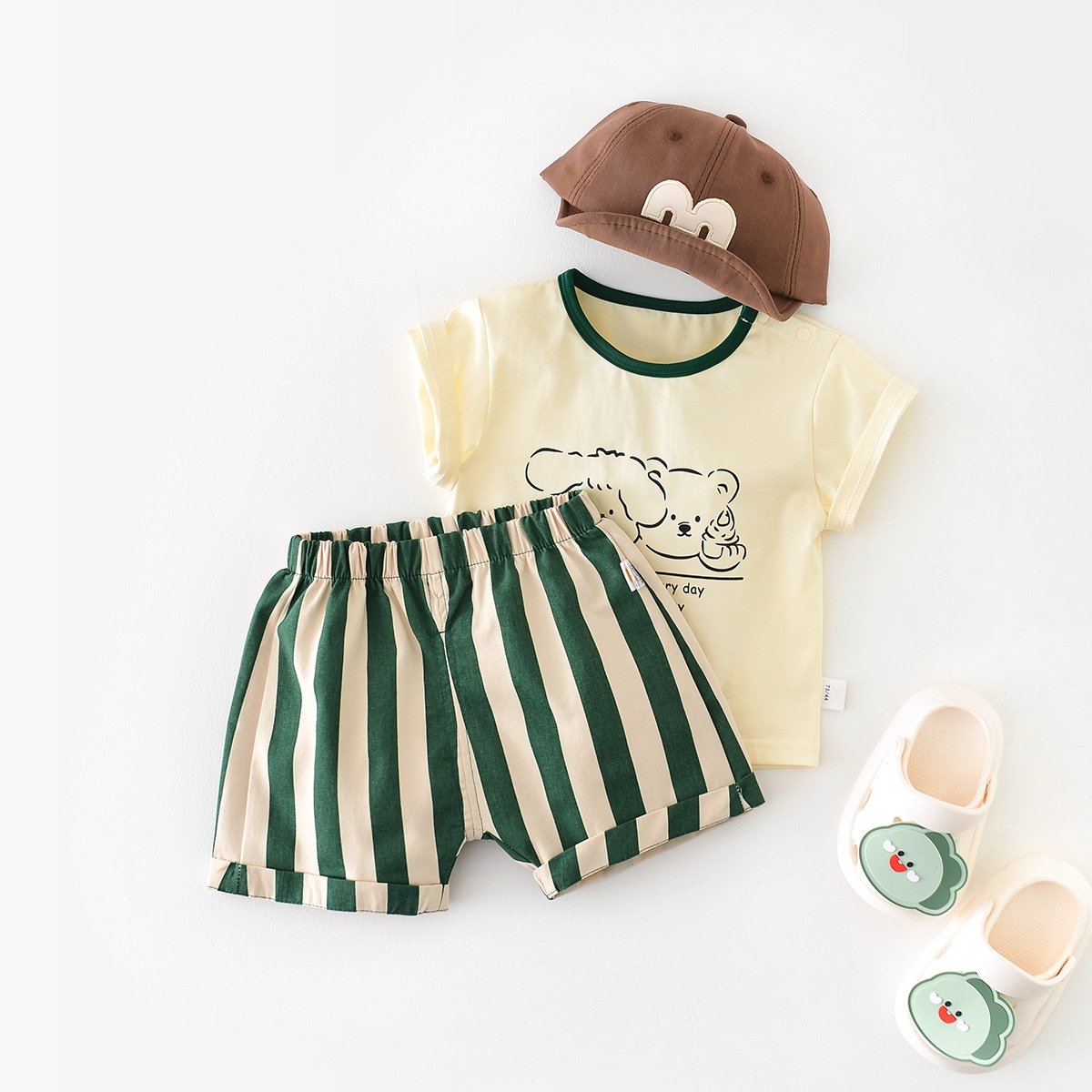 Custom Suit New Baby Clothes Unisex Ensemble Baby Clothing Set