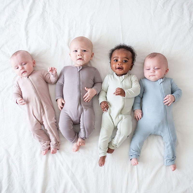 Little Little Class Bamboo Spandex Toddler Pajamas Unisex Infant Rompers baby clothes sets Sleeper Bamboo Baby Clothes Product