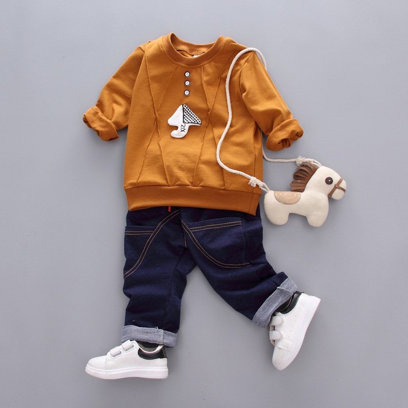 Latest design fashion children's boys clothes sets wholesale