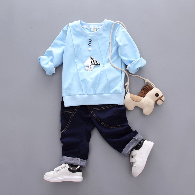 Latest design fashion children's boys clothes sets wholesale