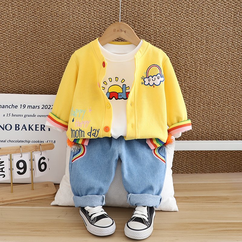Unisex Short Sleeve Baseball Jacket for Boys Letter Print Leisure Sports Suit for Spring Autumn for Motorcycle Activities