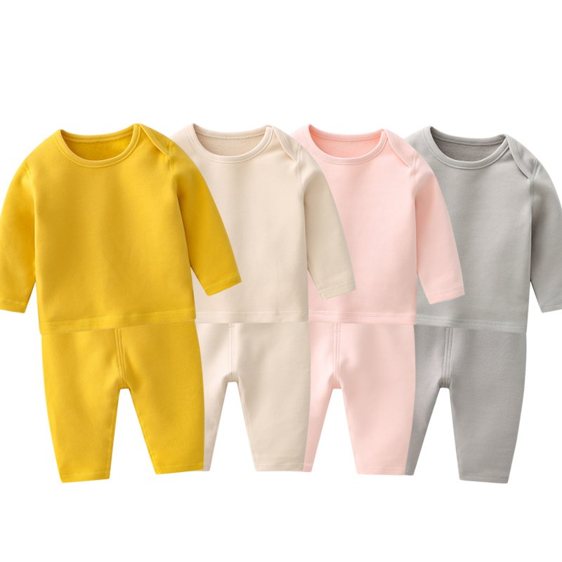 RTS Baby clothing manufacturers boutique winter baby boy girl clothes custom logo label for babies sets 9030