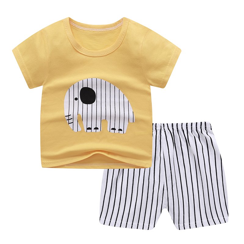 2023 Casual Boys Toddler Clothings Children Clothes 100% Cotton Kids Clothings Set for Summer