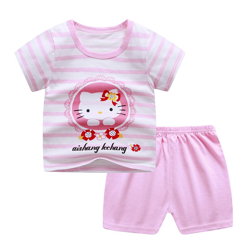2023 Casual Boys Toddler Clothings Children Clothes 100% Cotton Kids Clothings Set for Summer