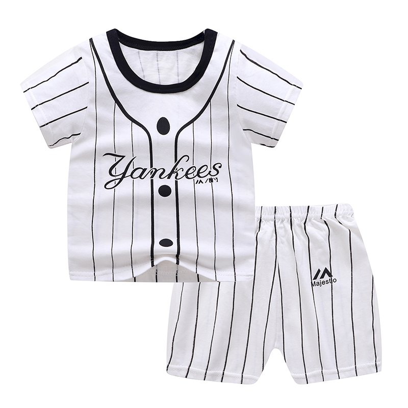 2023 Casual Boys Toddler Clothings Children Clothes 100% Cotton Kids Clothings Set for Summer