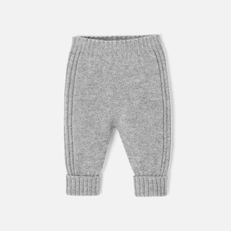 Spring Baby Suit Cotton Boys Girls Knitted Sweater Pants 2 Piece High Quality Kids Set