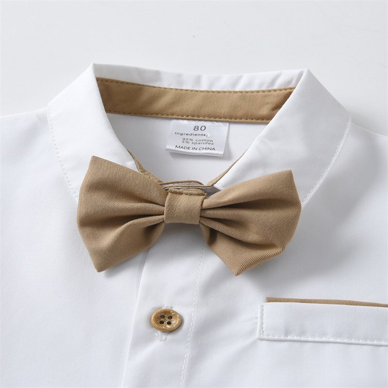 New overalls for boys summer clothes babies summer British gentleman children boys clothing set