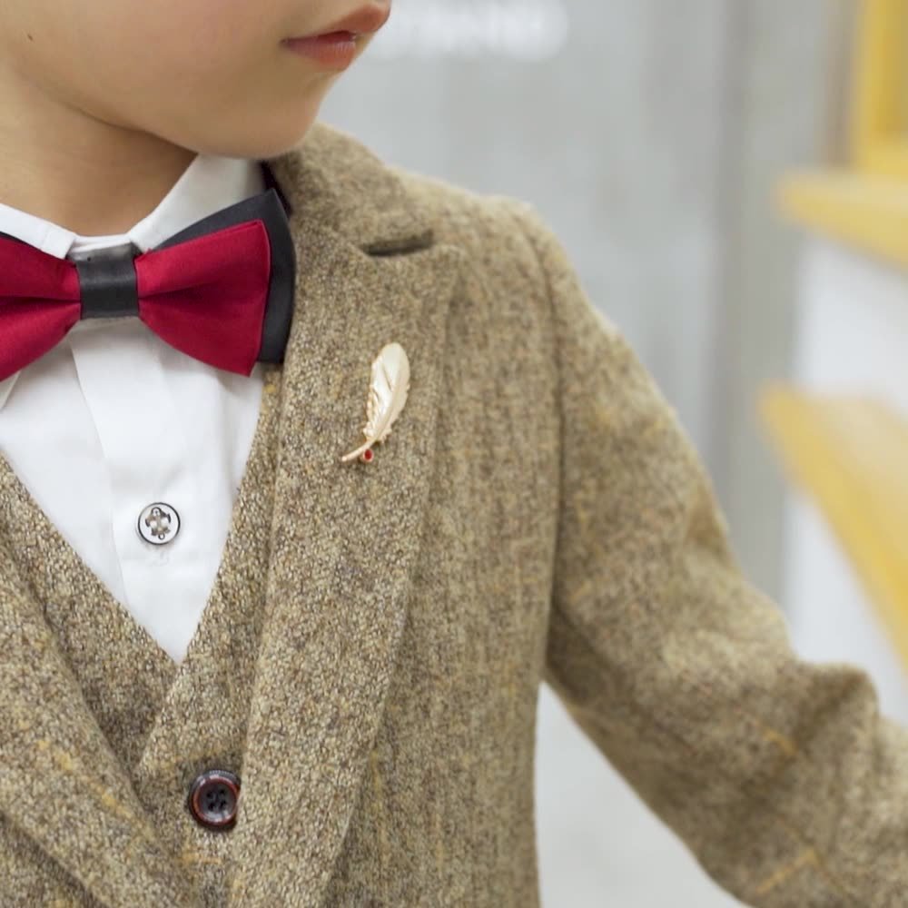 New Fashion Boys Clothing Gentleman Birthday Suits Child Polyester Clothing Boys Suit
