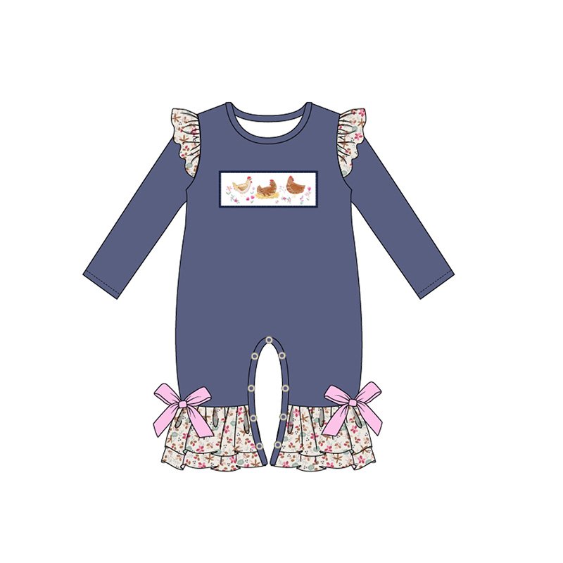 New design chicken embroidery kids clothes chicken embroidery kids clothes cotton winter spring boy clothing set