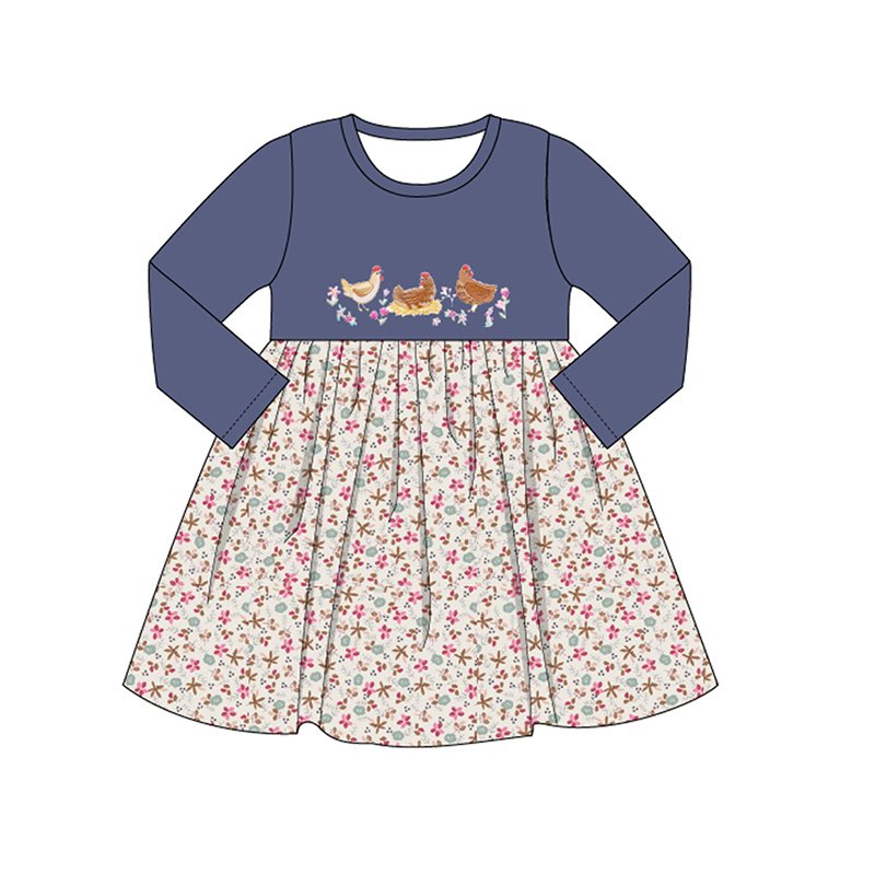 New design chicken embroidery kids clothes chicken embroidery kids clothes cotton winter spring boy clothing set