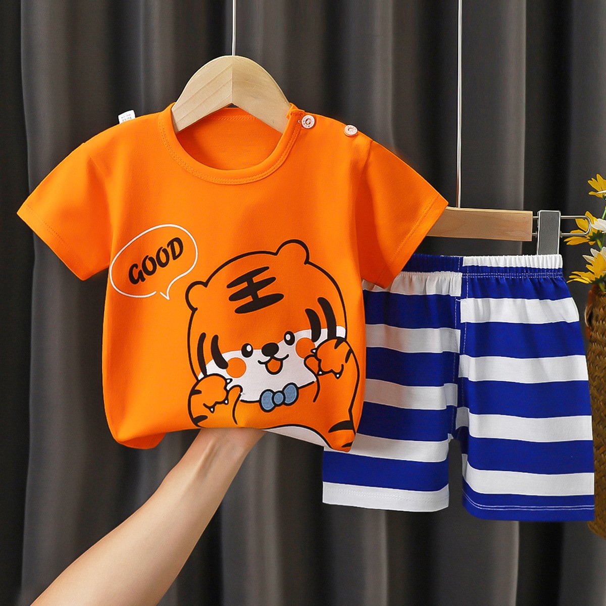Wholesale Mixed Summer Baby Boy Girls Clothing Sets Kids Clothing Sweatsuits