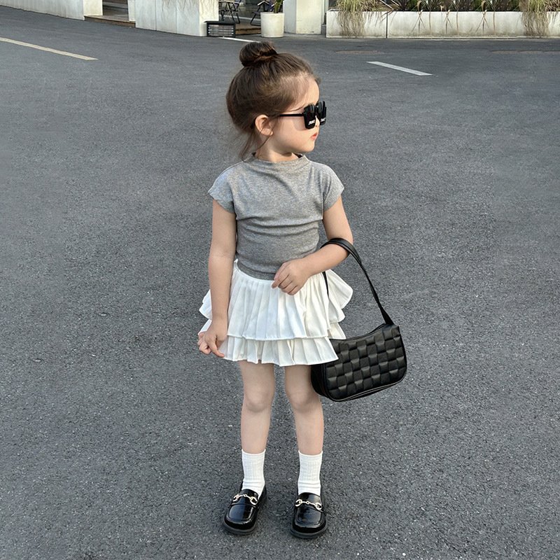 Boys summer clothes new panda cartoon Chinese style shirt two-piece set