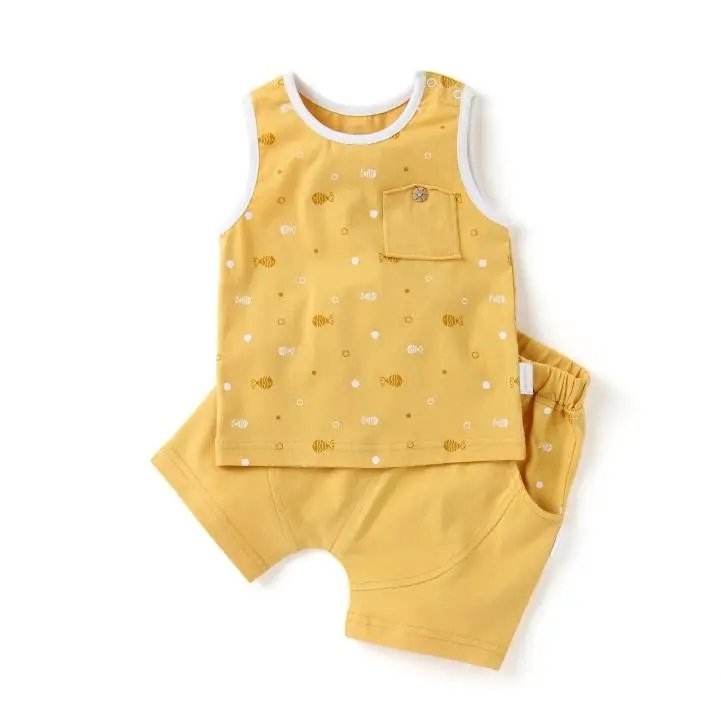 New Kids Street Wear Baby Boys Clothing Sets Customized Color Pattern Boy T-shirt and shorts for summer