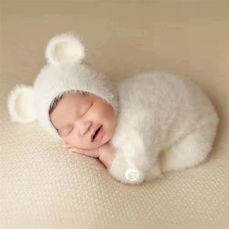 Bodysuits Outfit Newborn Photography Props Bodysuits clothes Newborn 0-1 Month Baby Boy Girl Bear