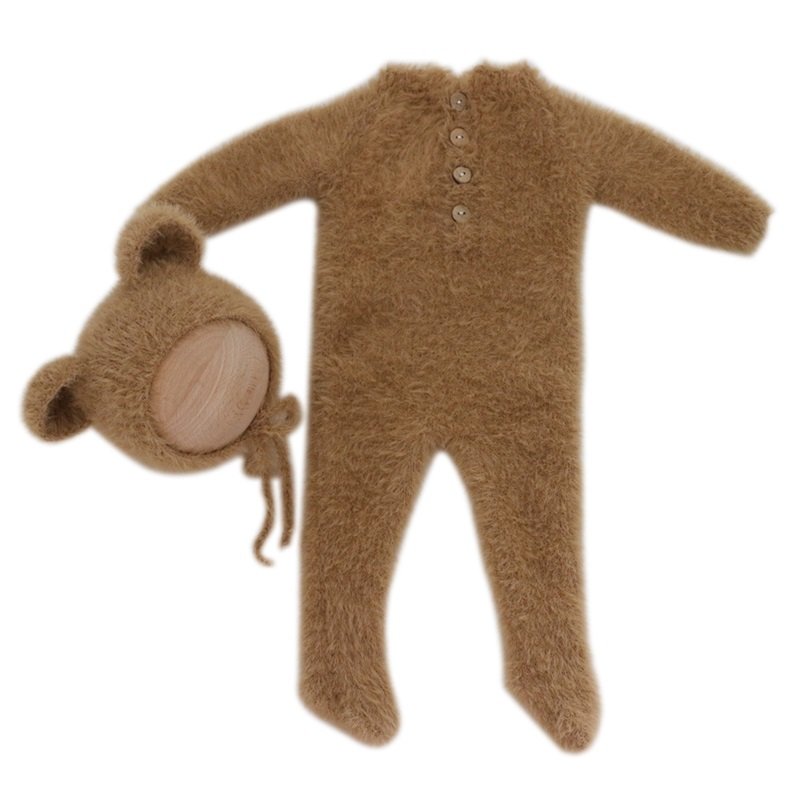 Bodysuits Outfit Newborn Photography Props Bodysuits clothes Newborn 0-1 Month Baby Boy Girl Bear