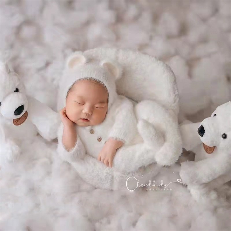 Bodysuits Outfit Newborn Photography Props Bodysuits clothes Newborn 0-1 Month Baby Boy Girl Bear