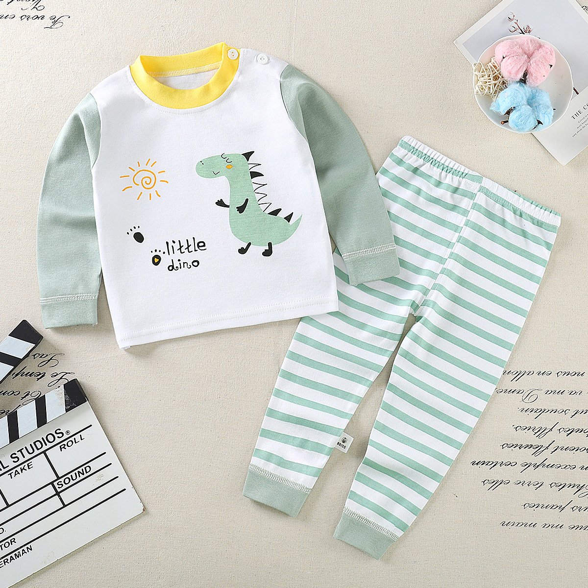 Custom Kids Pyjamas Cotton Set Printed Sleepwear Homewear