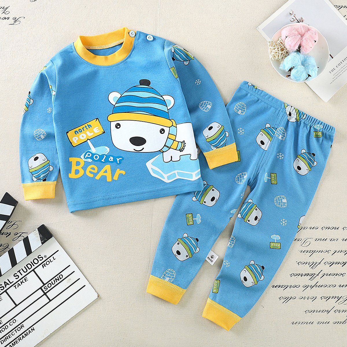 Custom Kids Pyjamas Cotton Set Printed Sleepwear Homewear