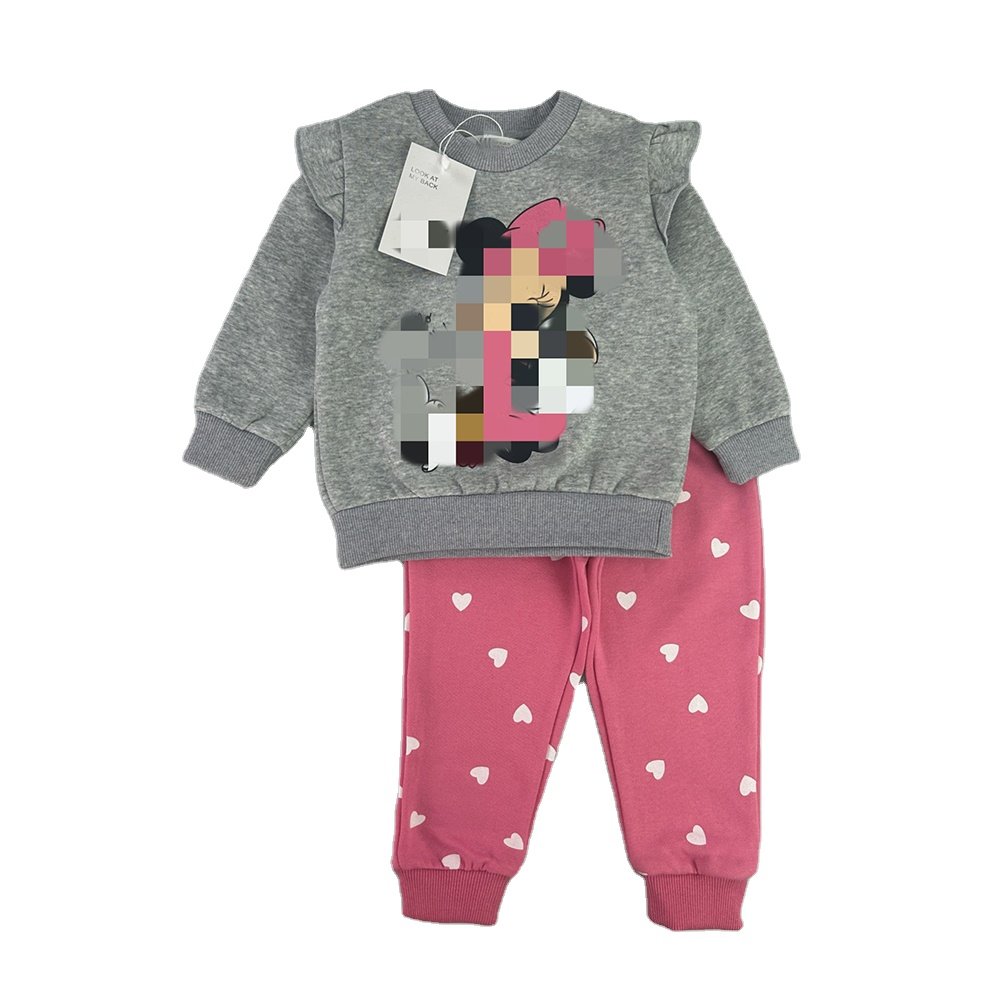 Winter Long Sleeved 2-8y Boys Girls Sports 2pcs Sets Casual Suit Comfortable Children's Clothing Of High Quality Kids Tracksuit