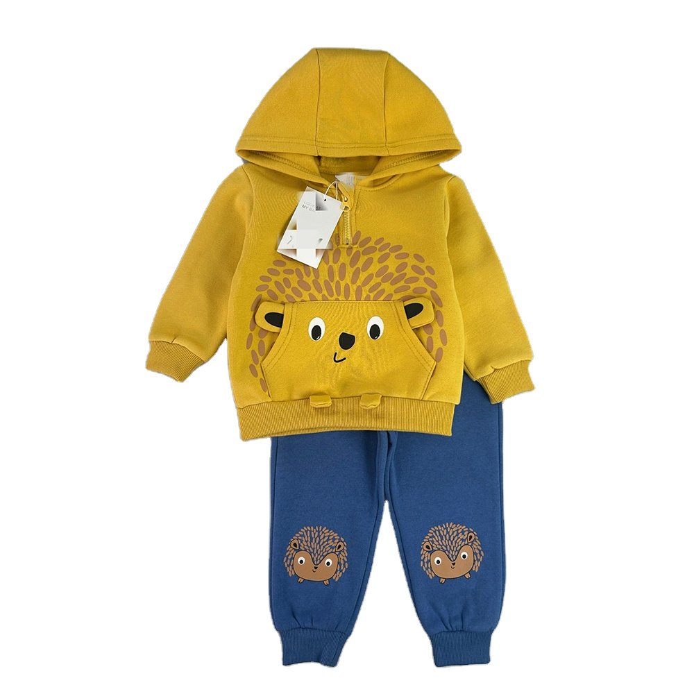 Winter Long Sleeved 2-8y Boys Girls Sports 2pcs Sets Casual Suit Comfortable Children's Clothing Of High Quality Kids Tracksuit
