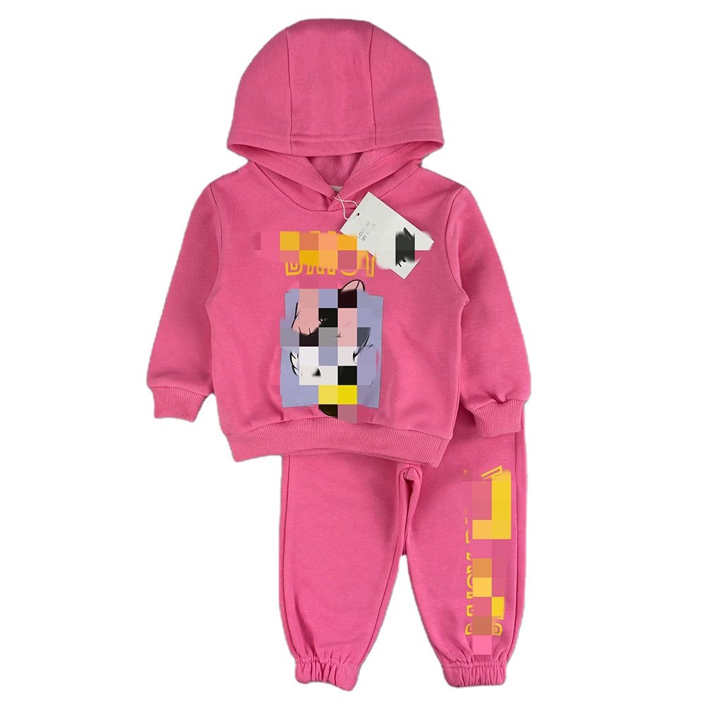 Winter Long Sleeved 2-8y Boys Girls Sports 2pcs Sets Casual Suit Comfortable Children's Clothing Of High Quality Kids Tracksuit