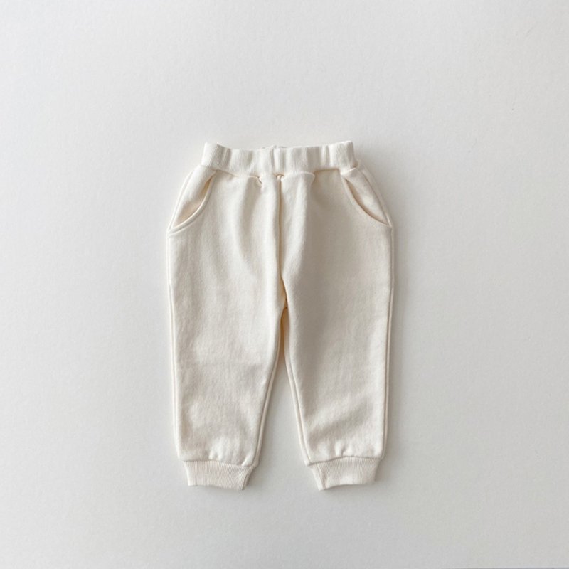 Baby Boy Girl Clothing Sets Children Bear Pullover Sweatshirts Simple Solid Cotton Sports Pants 2pc Kids Clothes