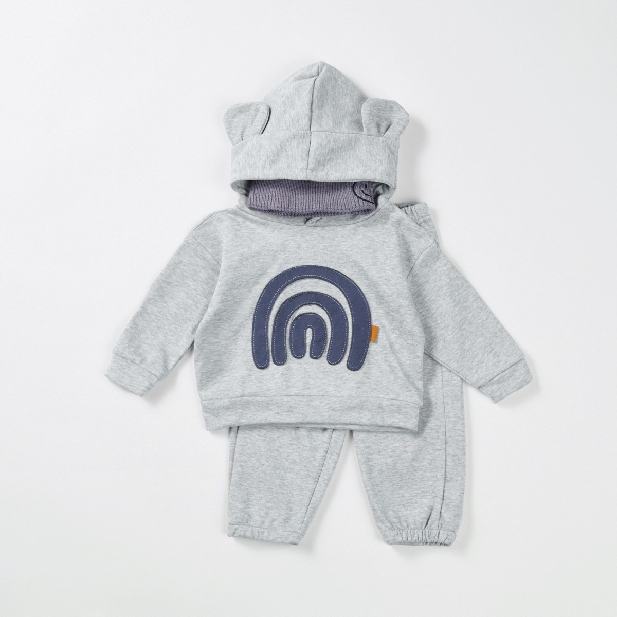 2024 Newborn cotton clothes set baby girl boy rainbow shirt pants 2pcs suit