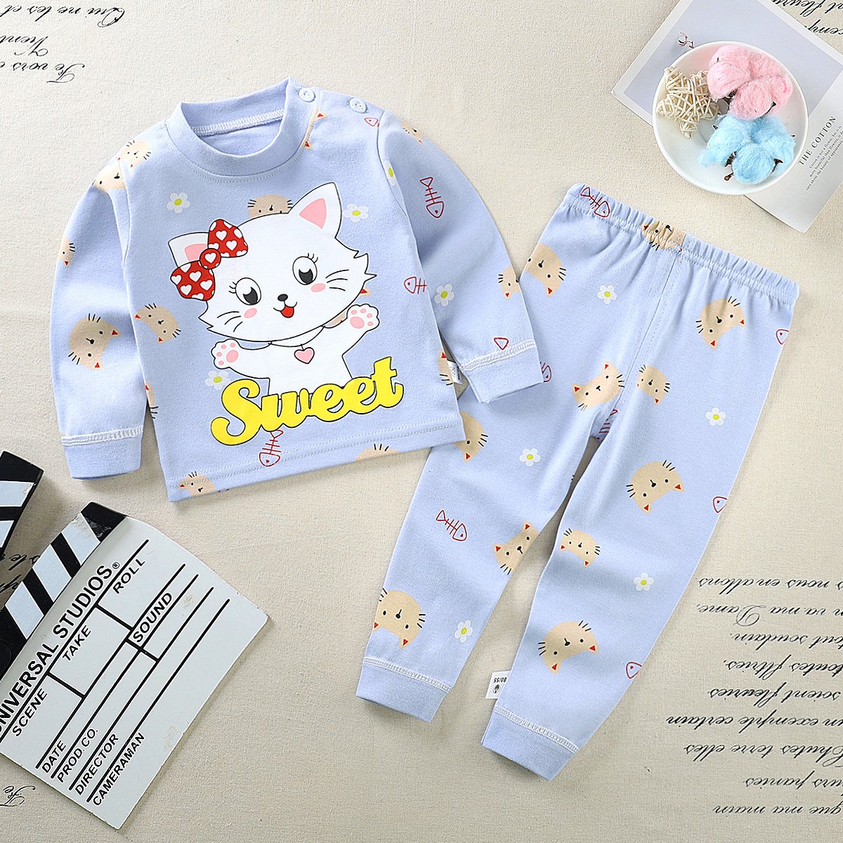 good quality baby clothing long sleeve Pajama Sets