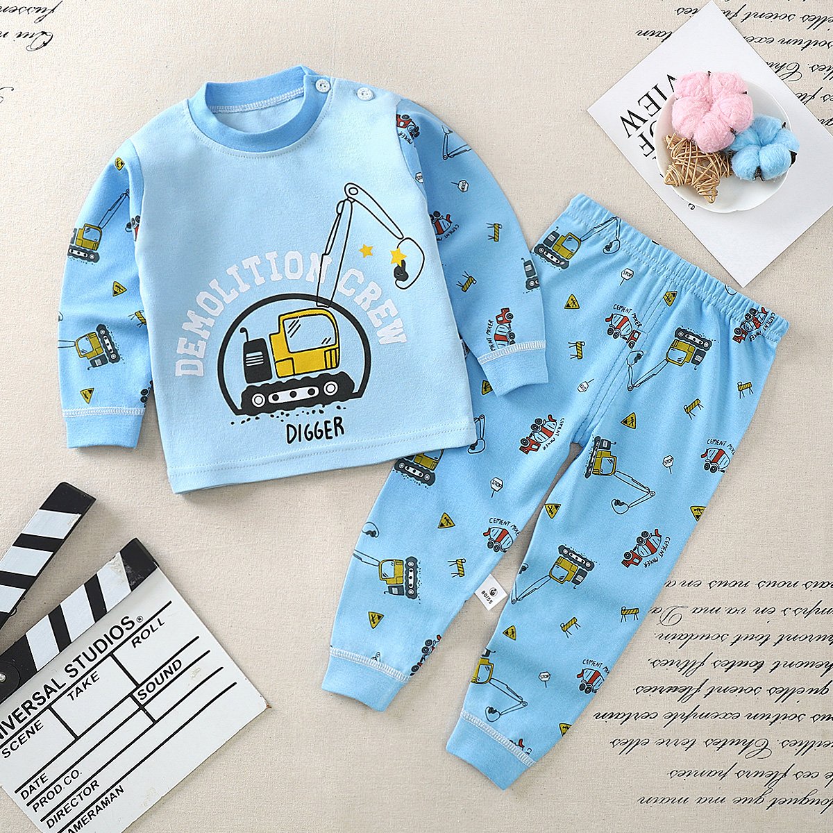 good quality baby clothing long sleeve Pajama Sets