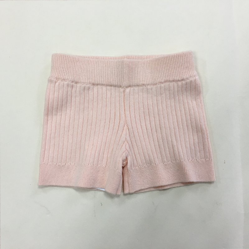 Organic cotton Speckle cotton Knitted boys' summer shirt T-shirt shorts set for kids girls.