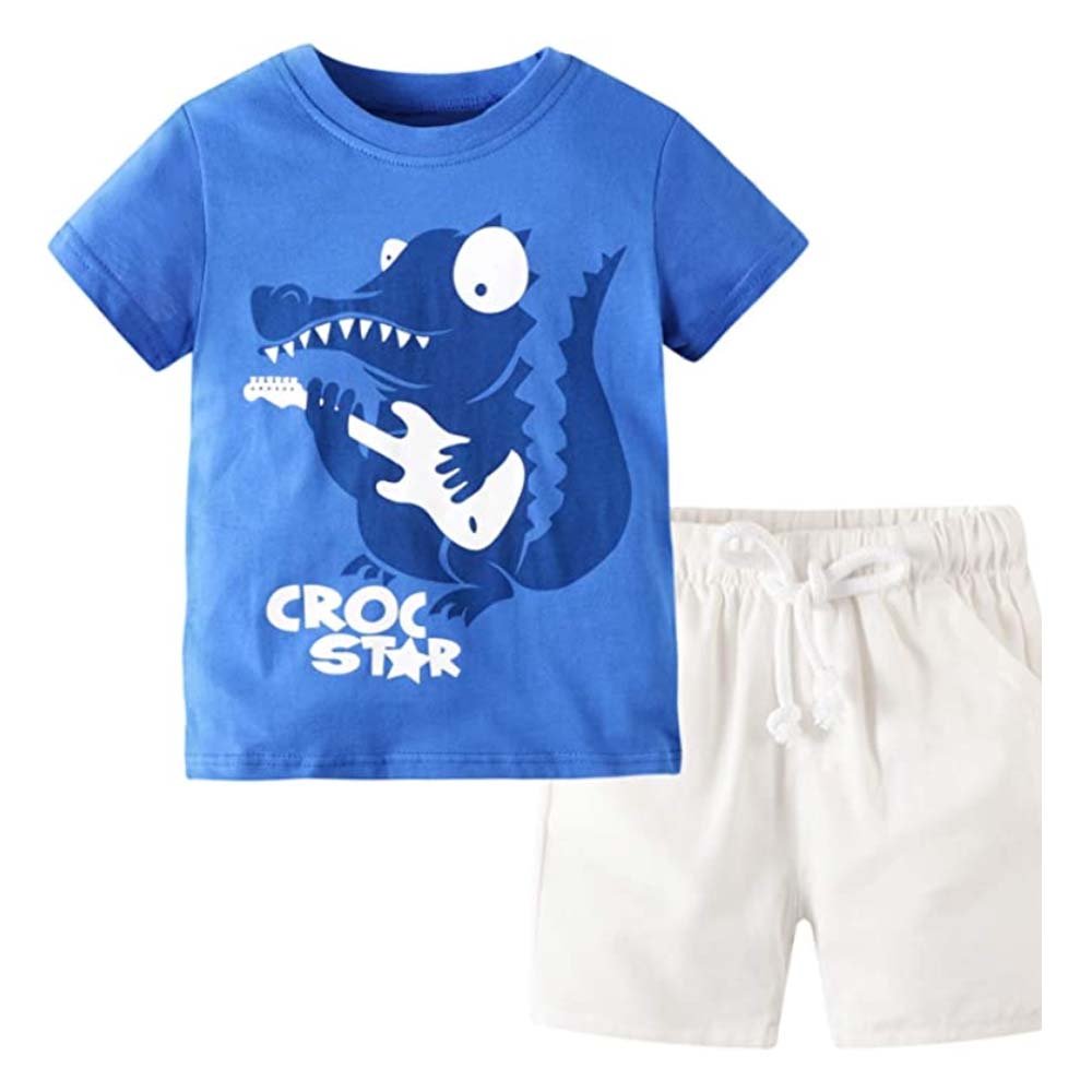 child clothing latest children clothes t shirts Toddler Baby Boy Summer Clothing set Children's cotton short sleeve T-shirt