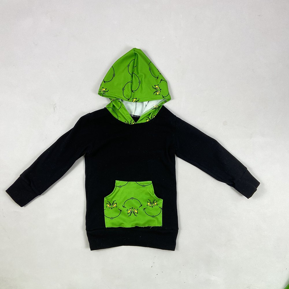 Custom Grinchs Kids Clothing Sets Children Two Piece Toddler Boys Tracksuit Sweatsuits Set Sweat Suit Kids Hoodie Jogger Sets