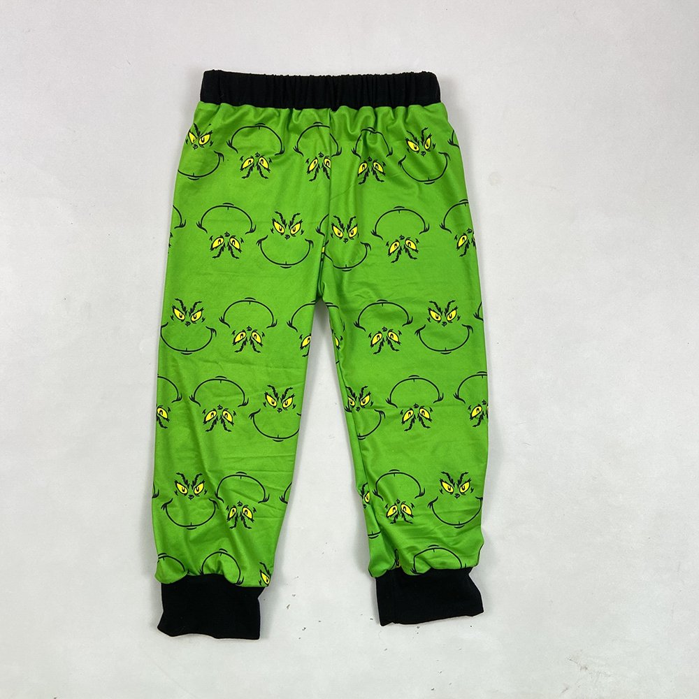 Custom Grinchs Kids Clothing Sets Children Two Piece Toddler Boys Tracksuit Sweatsuits Set Sweat Suit Kids Hoodie Jogger Sets