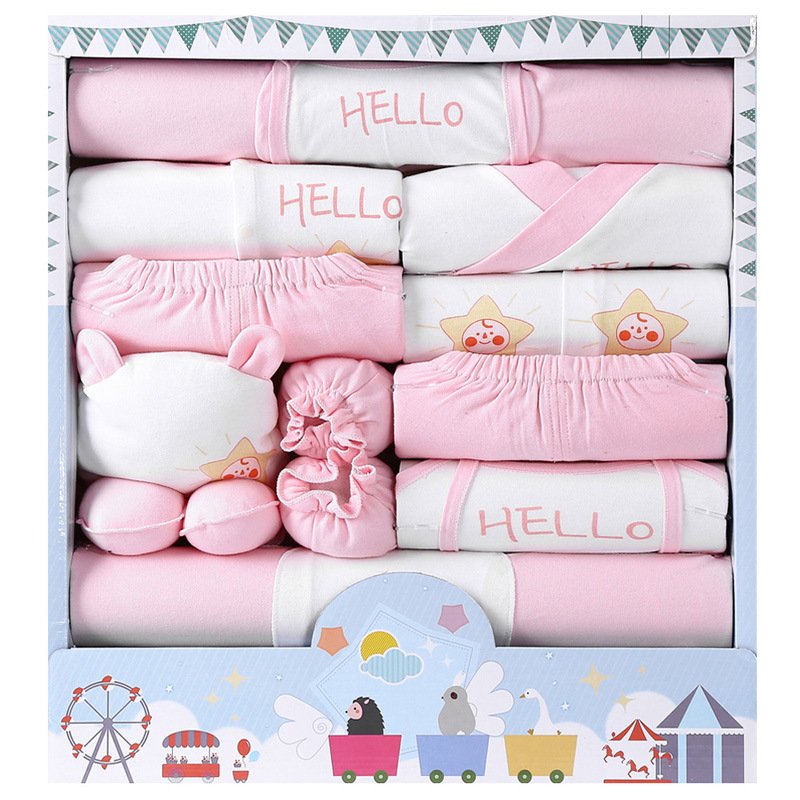 2021 Hot Sale Cartoon style baby Kids gift box Underwear Summer clothes new born Clothing baby bodysuit