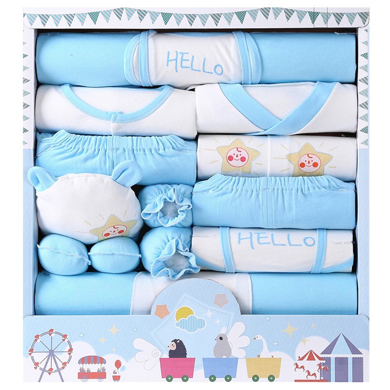 2021 Hot Sale Cartoon style baby Kids gift box Underwear Summer clothes new born Clothing baby bodysuit