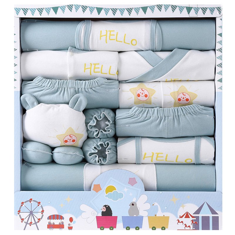2021 Hot Sale Cartoon style baby Kids gift box Underwear Summer clothes new born Clothing baby bodysuit