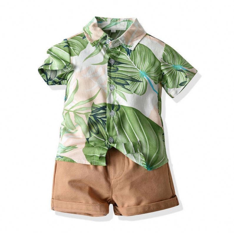 Fuyu boys clothing sets 3-4 years handsome baby clothes boys 0-3 month Wholesale Children clothing set
