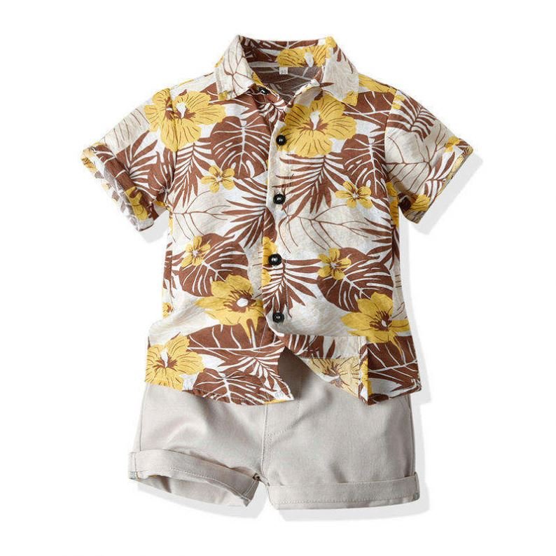 Fuyu boys clothing sets 3-4 years handsome baby clothes boys 0-3 month Wholesale Children clothing set